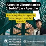 Apostille Dibutuhkan ke Serbia Jasa Apostille