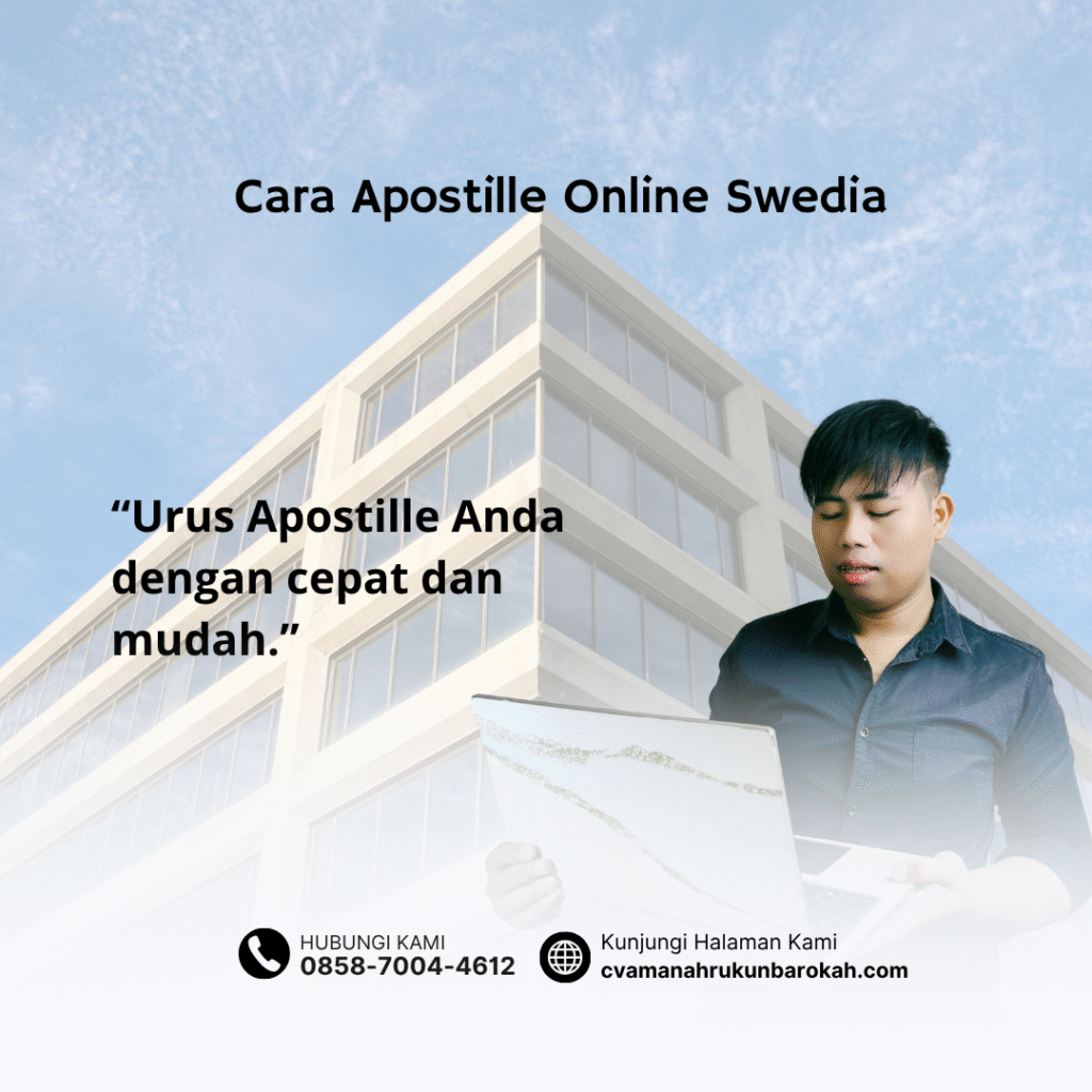 Cara Apostille Online Swedia