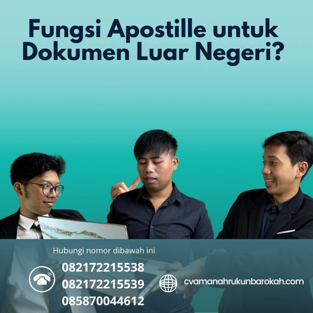Fungsi Apostille untuk Dokumen Luar Negeri (1)