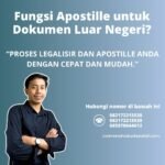 Fungsi Apostille untuk Dokumen Luar Negeri