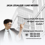 Jasa Legalisir Luar Negeri