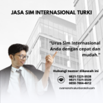 Jasa SIM Internasional Turki