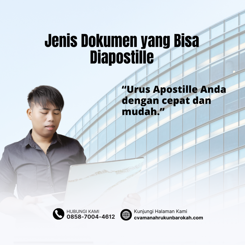 Jenis Dokumen yang Bisa Diapostille