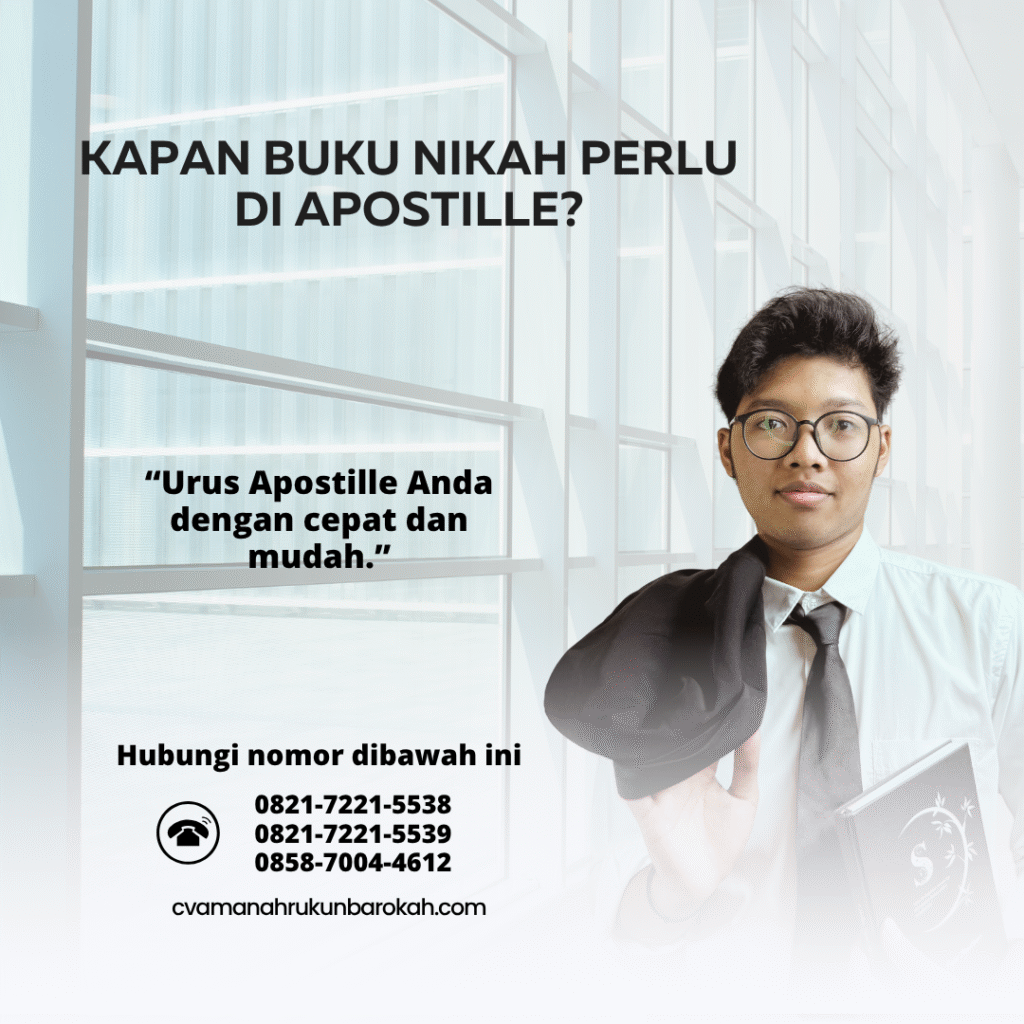 Kapan Buku Nikah Perlu Di apostilleItu Apostille Buku Nikah SwissItu Apostille Akta Swiss