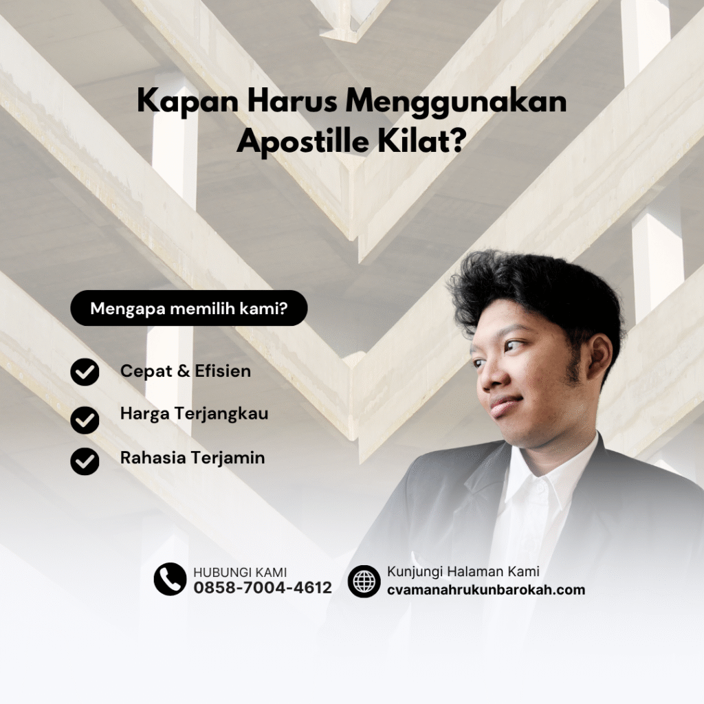 Kapan Harus Menggunakan Apostille Kilat