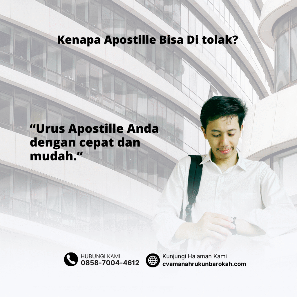 Kenapa Apostille Bisa Di tolak
