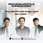 Kesalahan Apostille Suriname Resmi