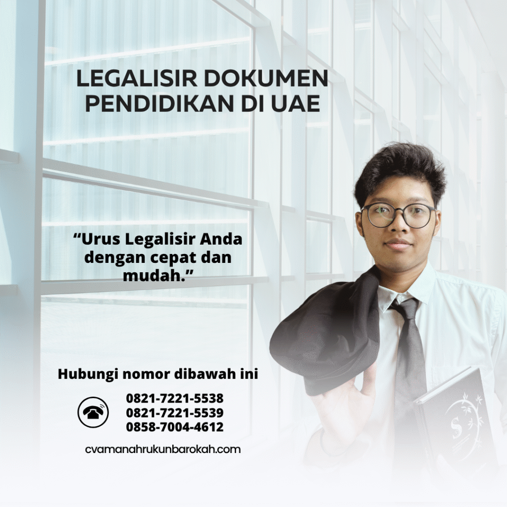 Legalisir Dokumen Pendidikan di UAE