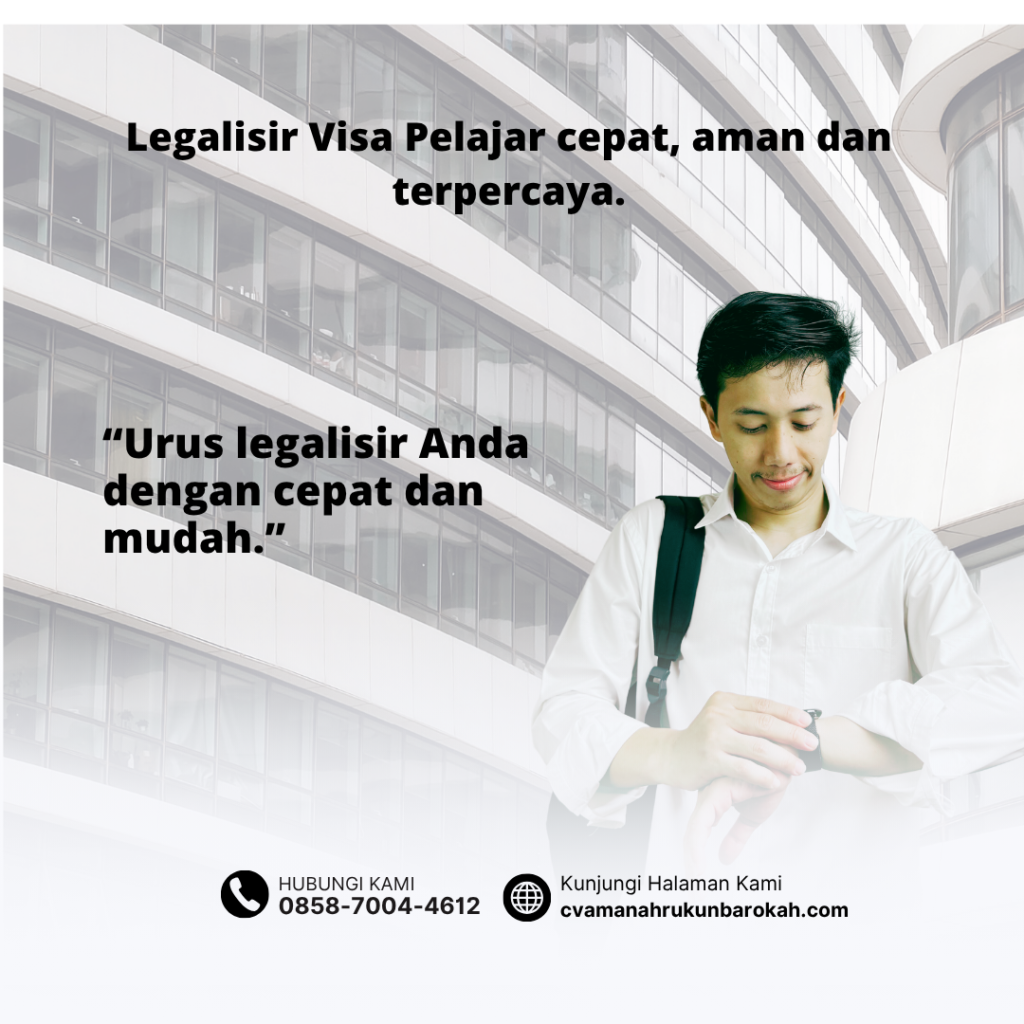 Legalisir Visa Pelajar cepat, aman dan terpercaya. Dokumen Online cepat, aman dan terpercaya. Legalisir Visa Pelajar cepat, aman dan terpercaya. Dokumen Online cepat, aman dan terpercaya.