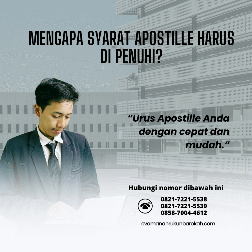 Mengapa Syarat Apostille Harus Di penuhi