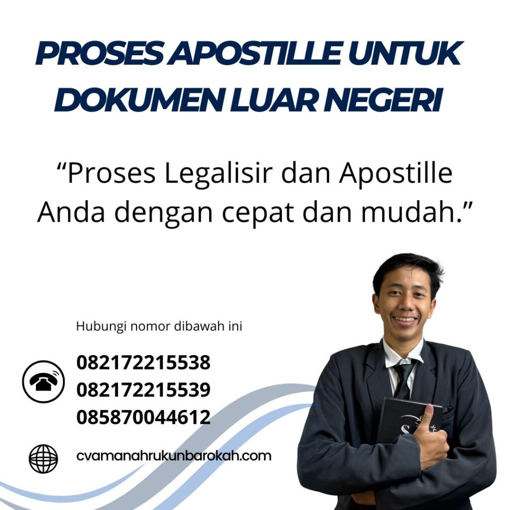 Proses Apostille untuk Dokumen Luar Negeri