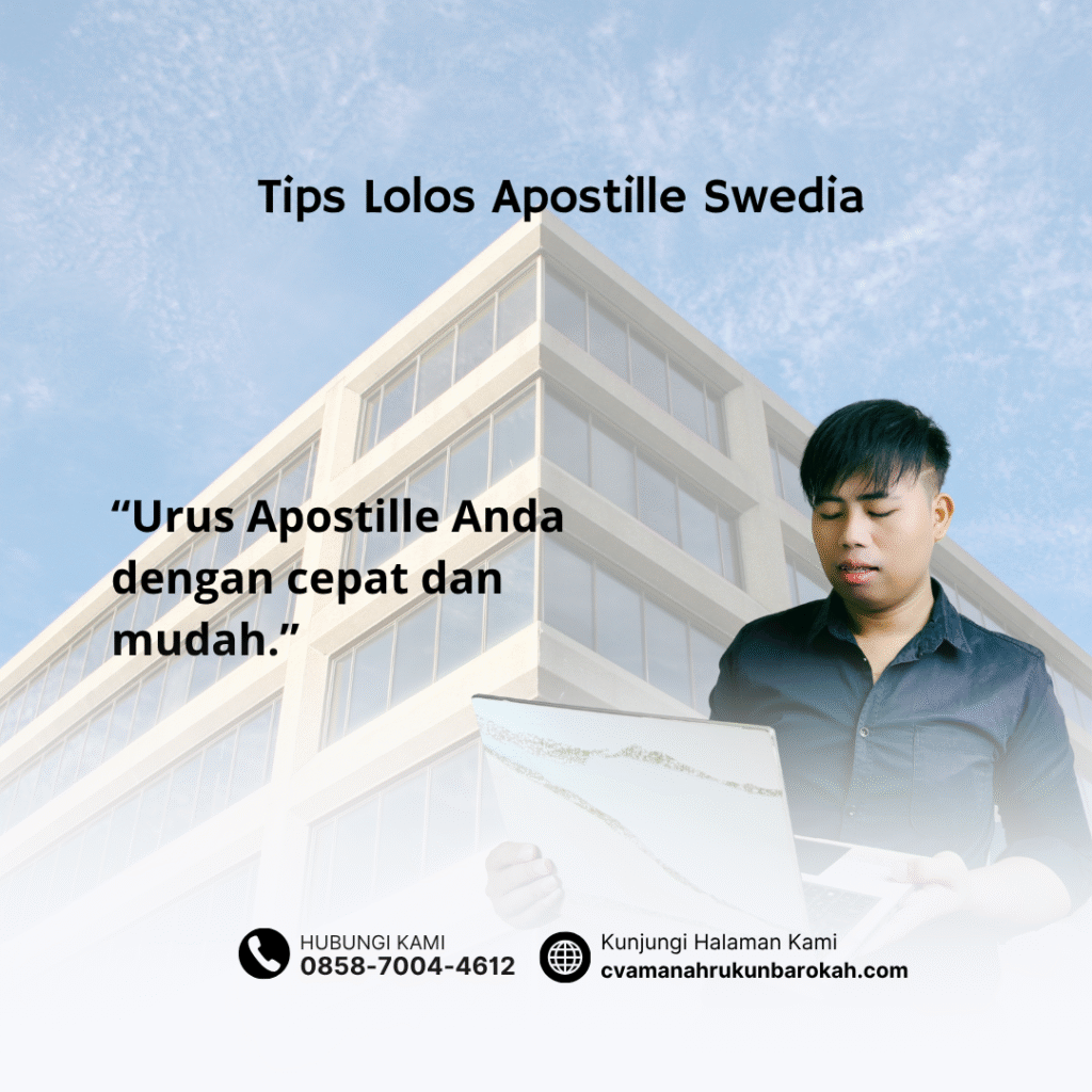 Tips Lolos Apostille Swedia
