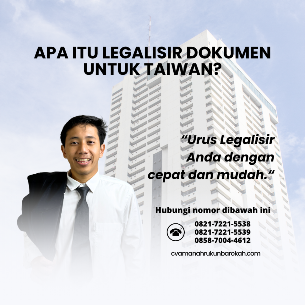 Apa Itu Legalisir Dokumen untuk Taiwan (1)