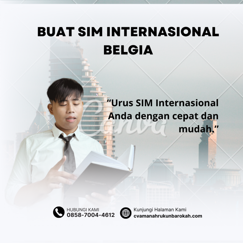 Buat SIM Internasional Belgia