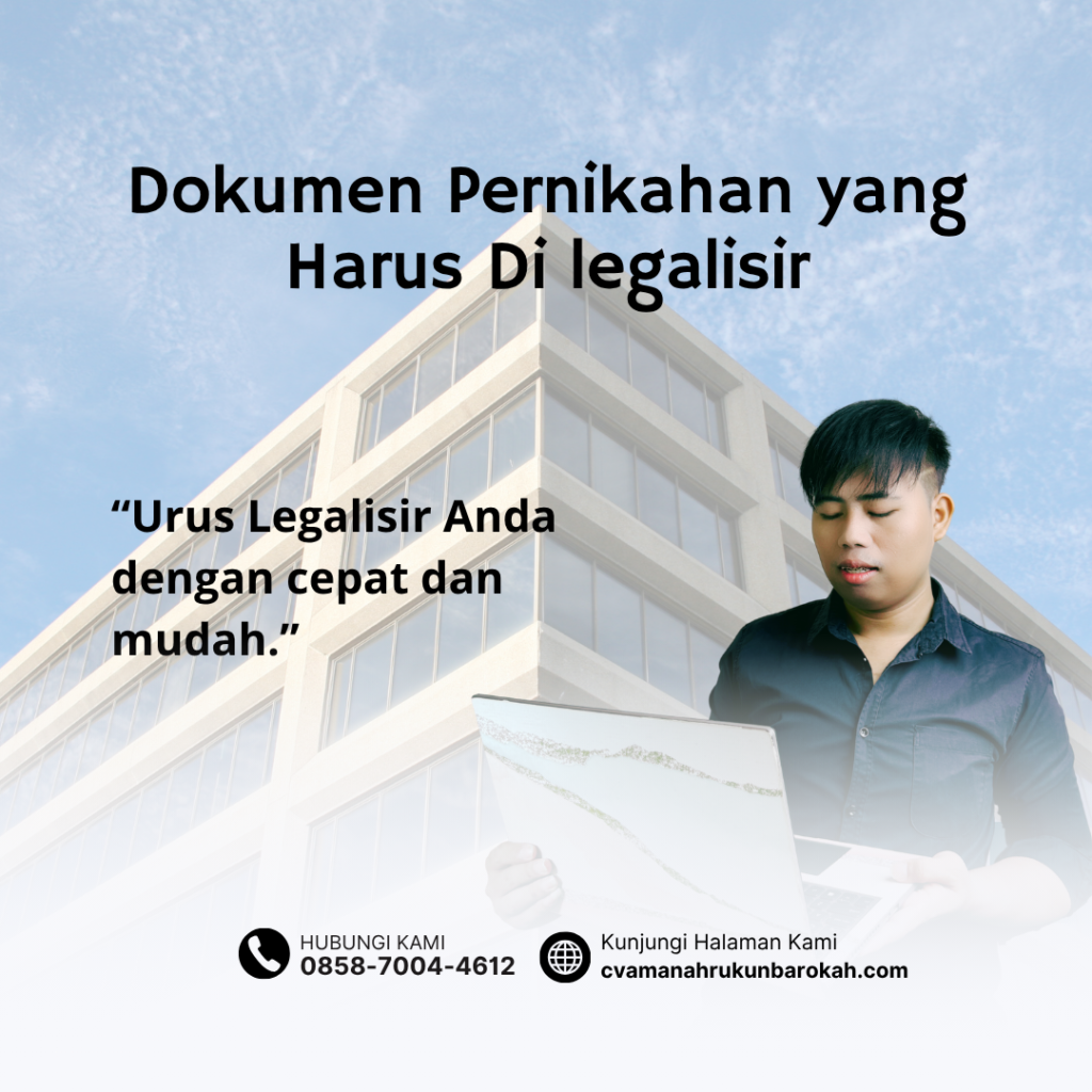 Dokumen Pernikahan yang Harus Di legalisir