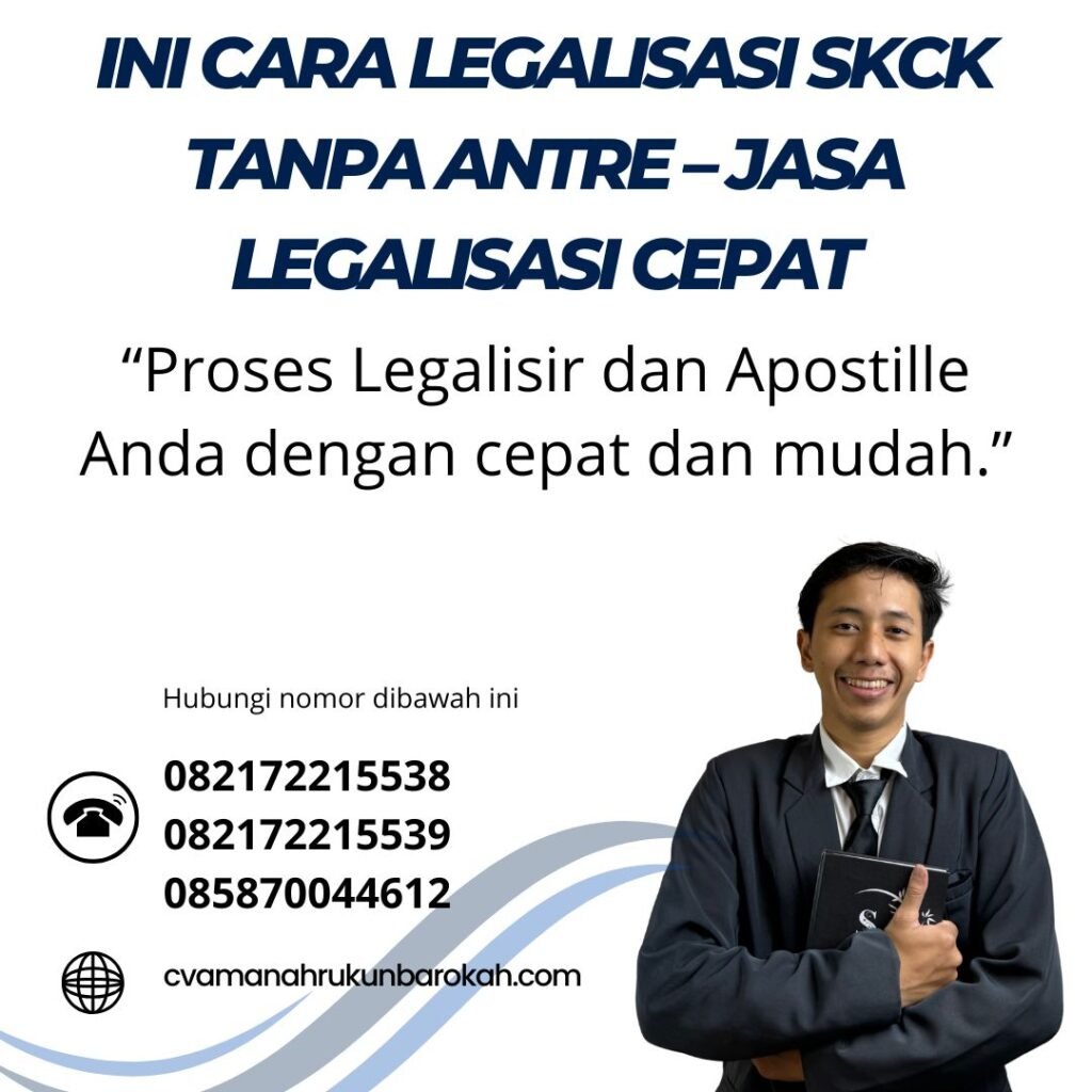 Ini Cara Legalisasi SKCK Tanpa Antre – Jasa Legalisasi Cepat Ini Cara Legalisasi SKCK Tanpa Antre – Jasa Legalisasi Cepat