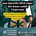 Jasa Apostille SKCK Cepat dan Aman sudah Terpercaya