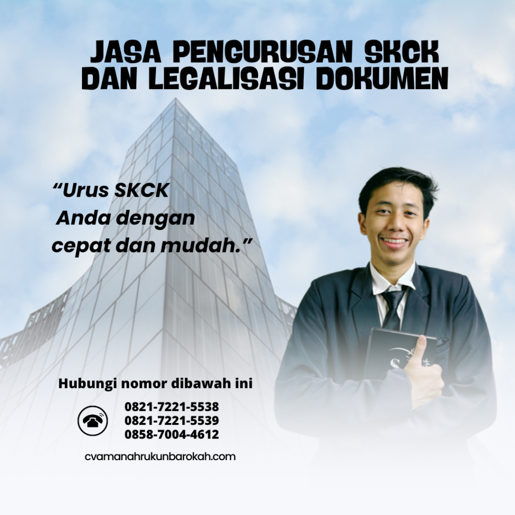 Jasa Pengurusan SKCK dan Legalisasi Dokumen Jasa Pengurusan SKCK dan Legalisasi Dokumen