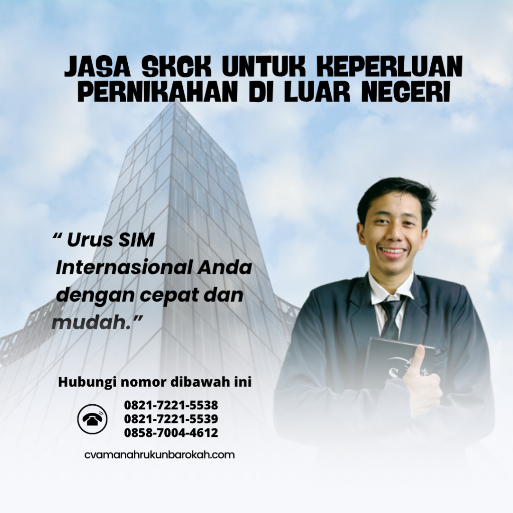 Jasa SKCK untuk Keperluan Pernikahan di Luar Negeri