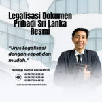 Legalisasi Dokumen Pribadi Sri Lanka Resmi