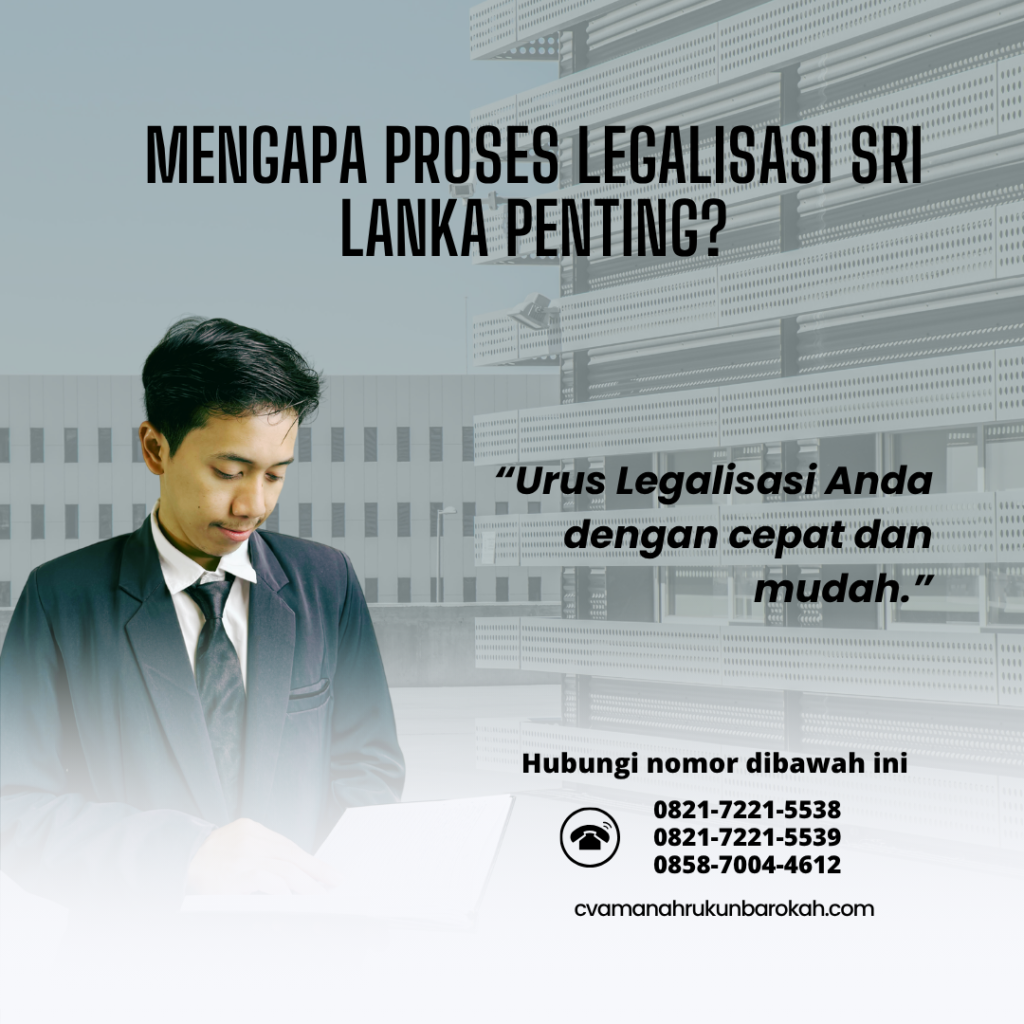 Mengapa Proses Legalisasi Sri Lanka Penting