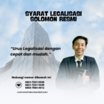 Syarat Legalisasi Solomon Resmi