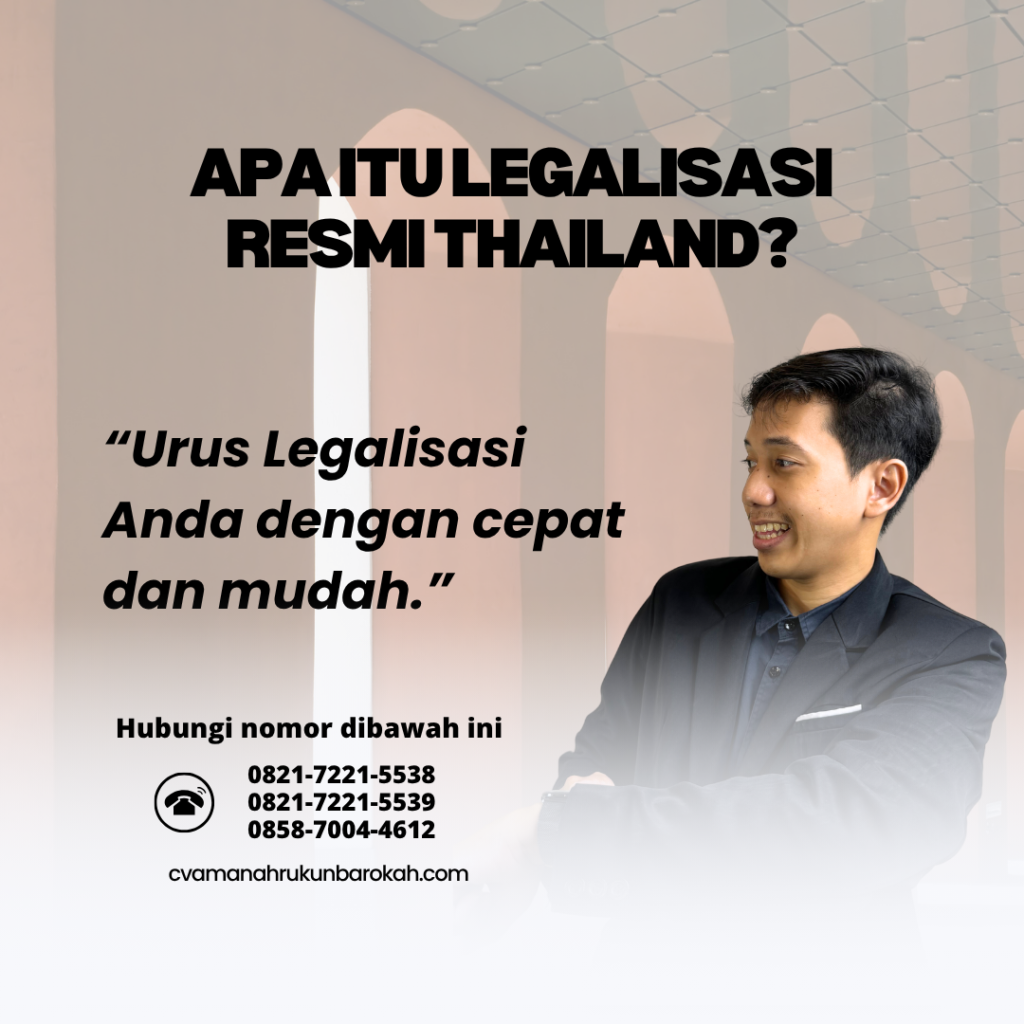Apa Itu Legalisasi Resmi Thailand
