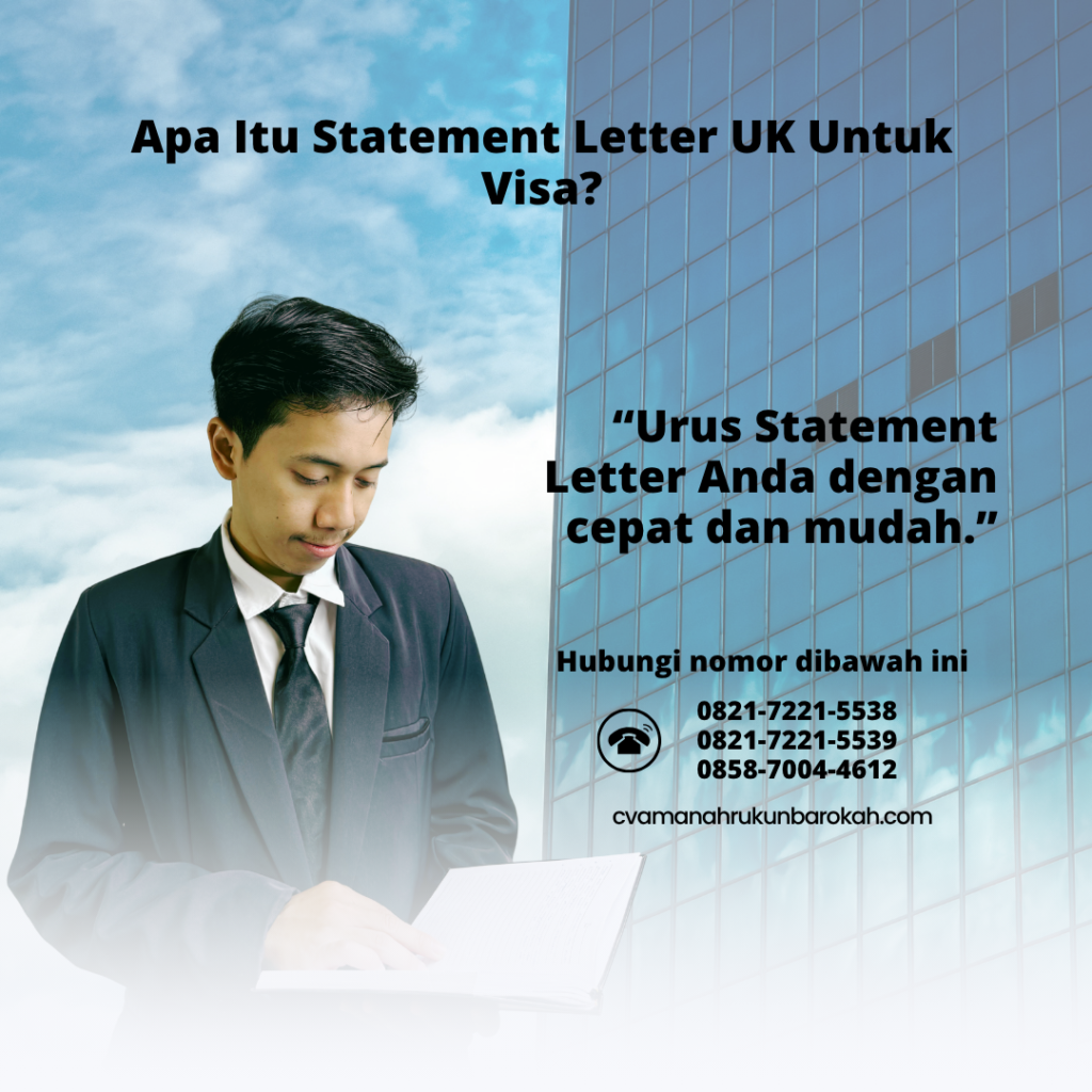 Apa Itu Statement Letter UK Untuk Visa