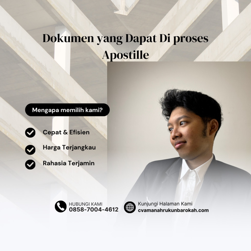 Dokumen yang Dapat Di proses Apostille (1)