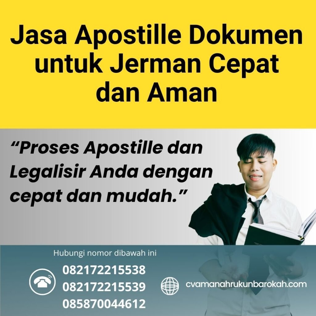 Jasa Apostille Dokumen untuk Jerman Cepat dan Aman (1) Jasa Apostille Dokumen untuk Jerman Cepat dan Aman (1)