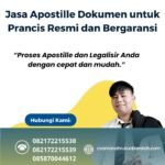 Jasa Apostille Dokumen untuk Prancis Resmi dan Bergaransi