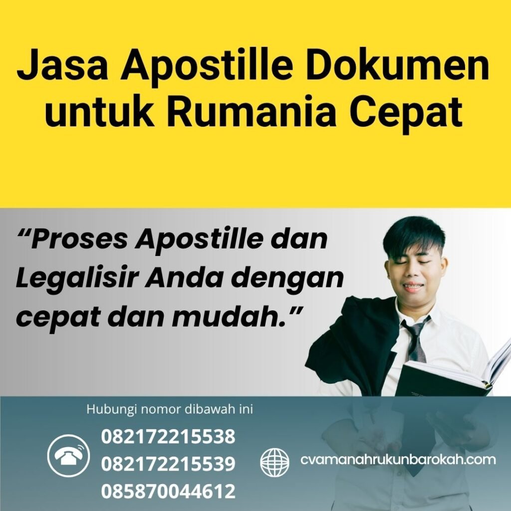 Jasa Apostille Dokumen untuk Rumania Cepat (1)