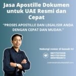 Jasa Apostille Dokumen untuk UAE Resmi dan Cepat