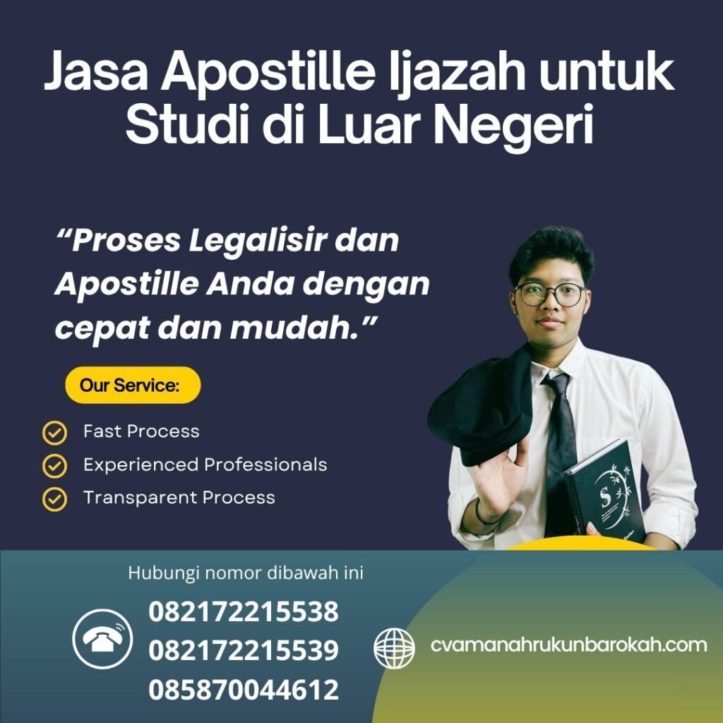 Jasa Apostille Ijazah untuk Studi di Luar Negeri (1)