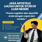 Jasa Apostille Ijazah untuk Studi di Luar Negeri