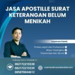 Jasa Apostille Surat Keterangan Belum Menikah