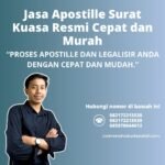 Jasa Apostille Surat Kuasa Resmi Cepat dan Murah