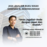 Jasa Legalisir Buku Nikah Kemenag RI, Kemenkumham