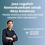 Jasa Legalisir Kemenkumham untuk Akta Kelahiran