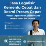 Jasa Legalisir Kemenlu Cepat dan Resmi Proses Cepat