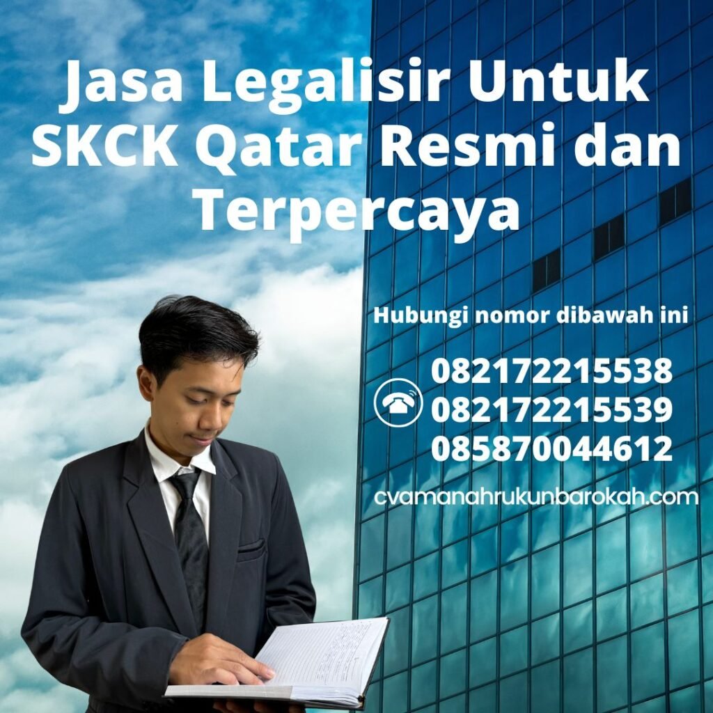 Jasa Legalisir Untuk SKCK Qatar Resmi dan Terpercaya (1)