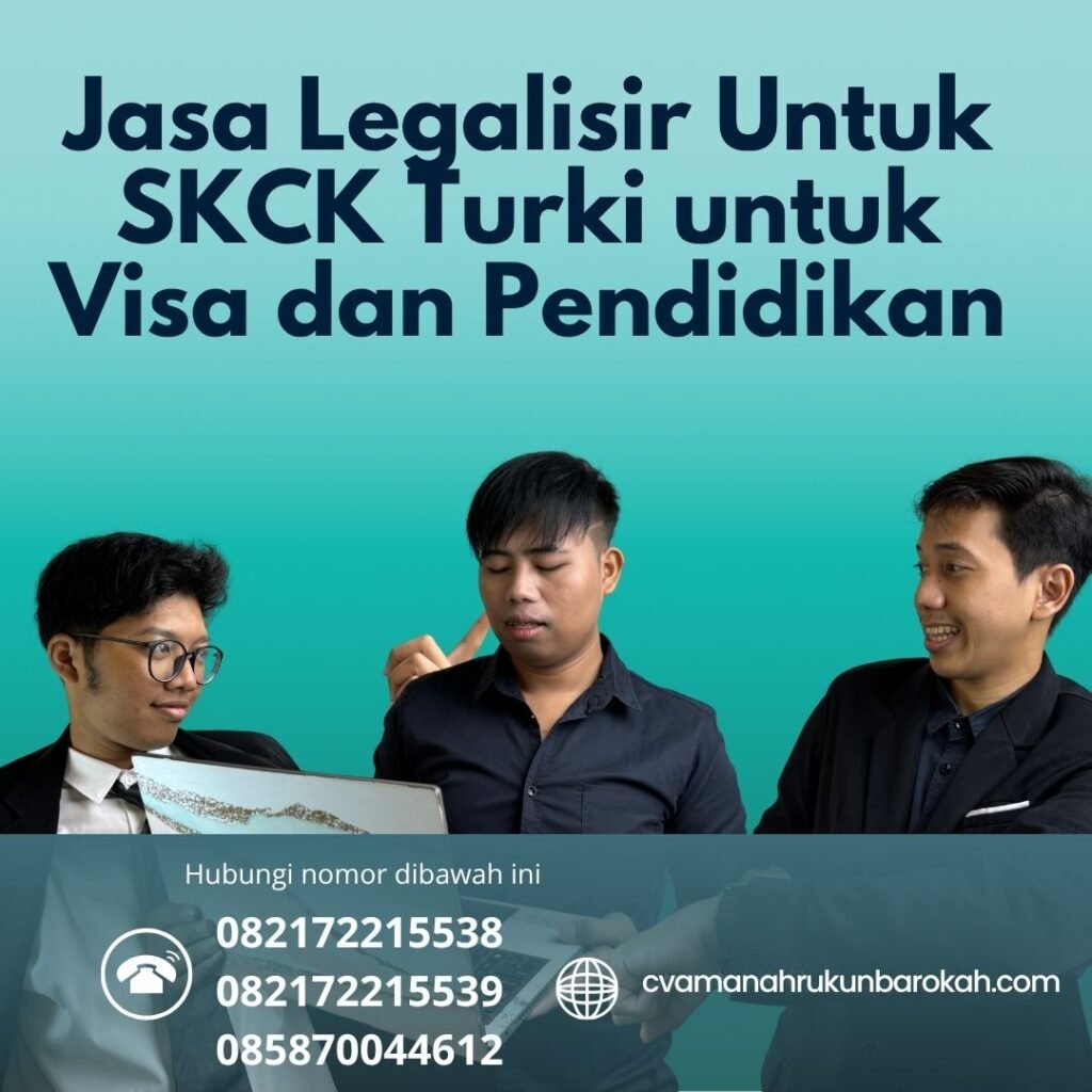 Jasa Legalisir Untuk SKCK Turki untuk Visa dan Pendidikan (1)