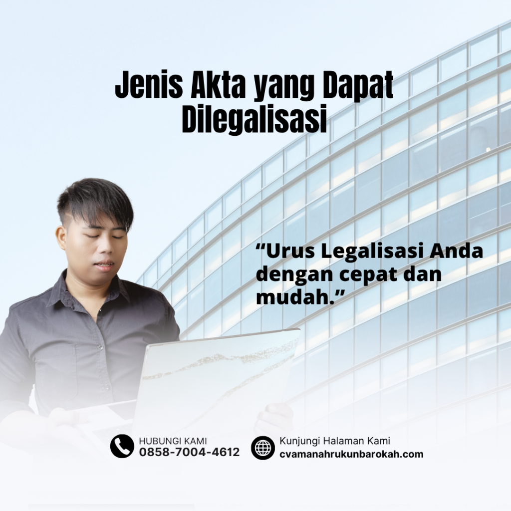 Jenis Akta yang Dapat Dilegalisasi (3)
