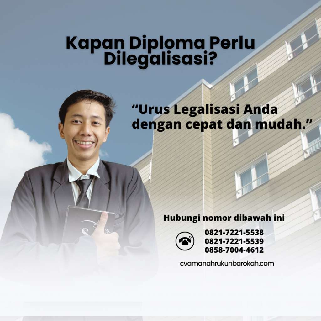 Kapan Diploma Perlu Dilegalisasi
