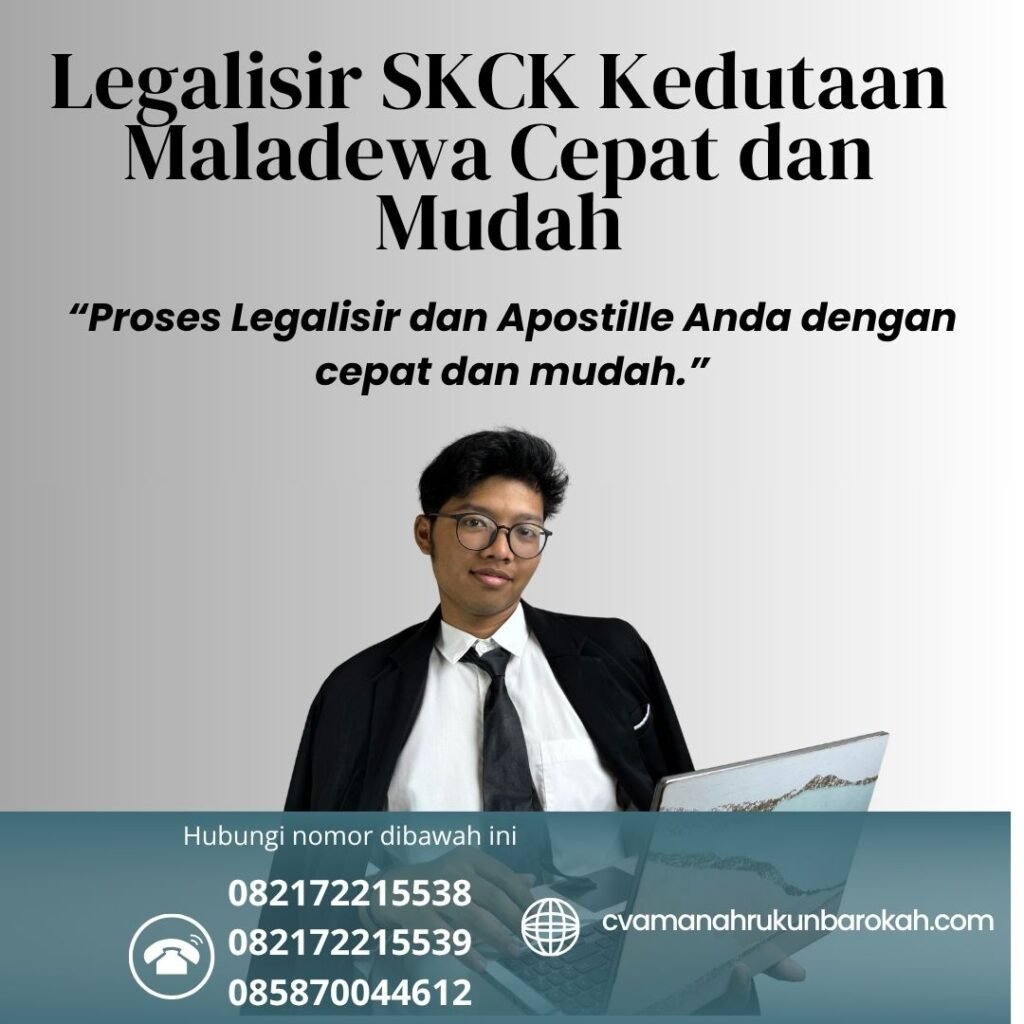 Legalisir SKCK Kedutaan Maladewa Cepat dan Mudah (2)