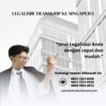 Legalisir Transkrip Ke Singapura