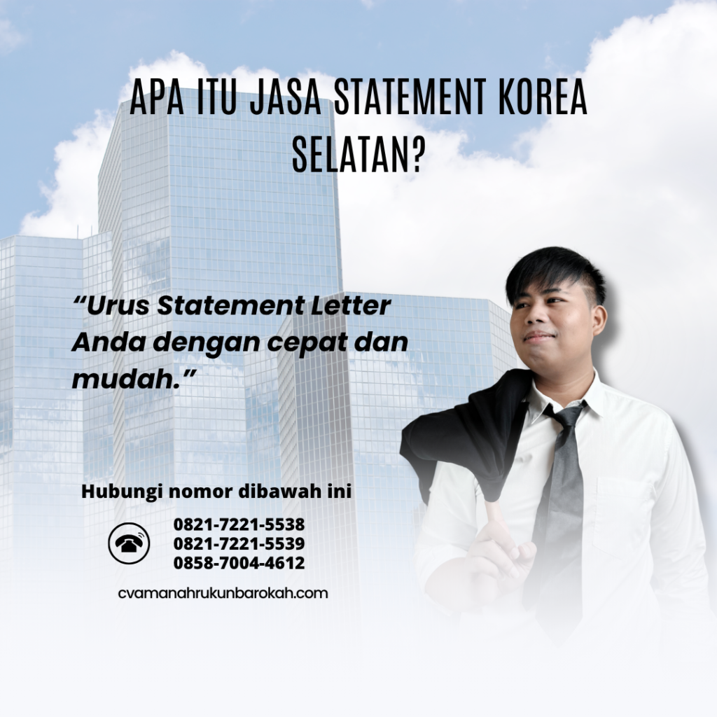 Apa Itu Jasa Statement Korea Selatan