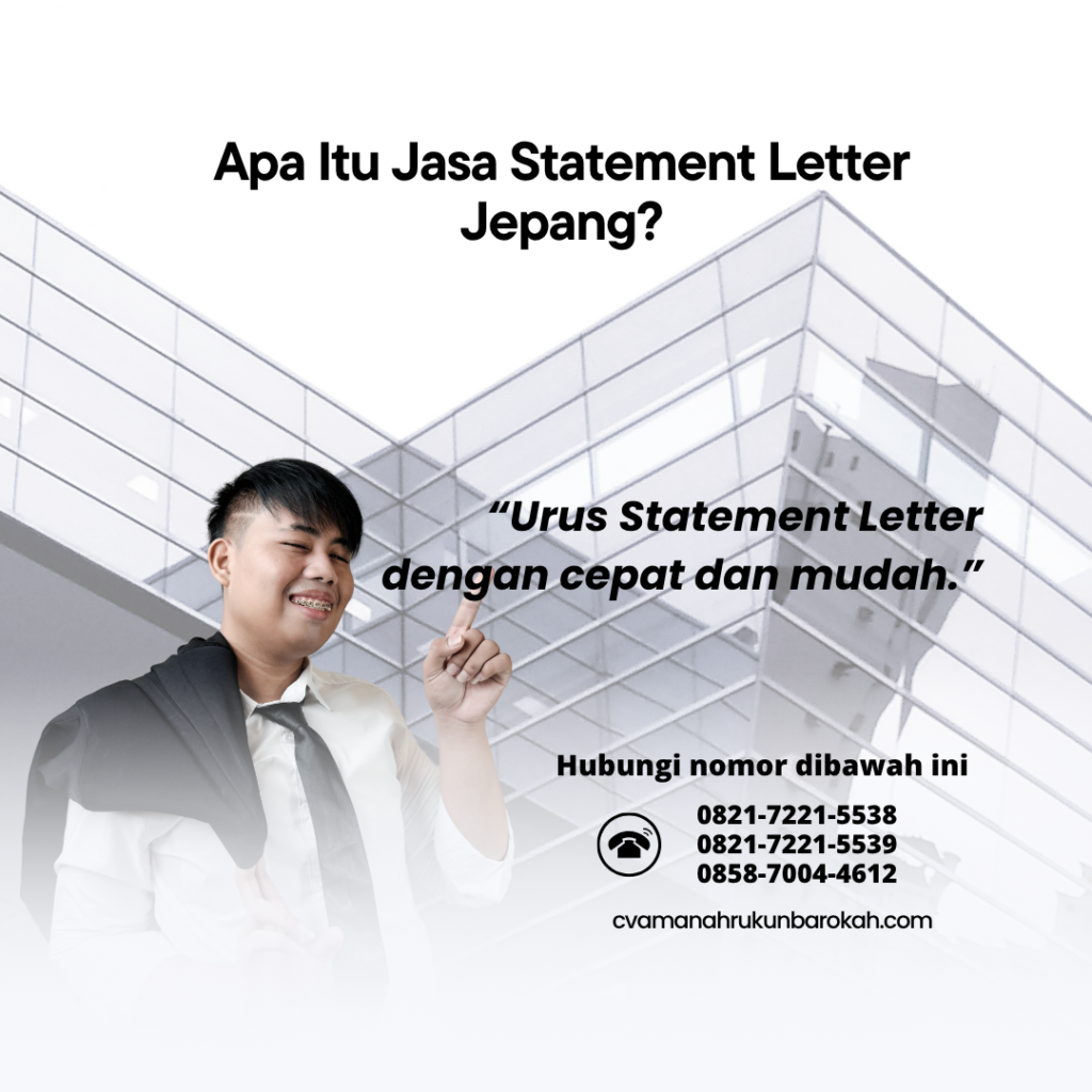 Apa Itu Jasa Statement Letter Jepang Apa Itu Jasa Statement Letter Jepang