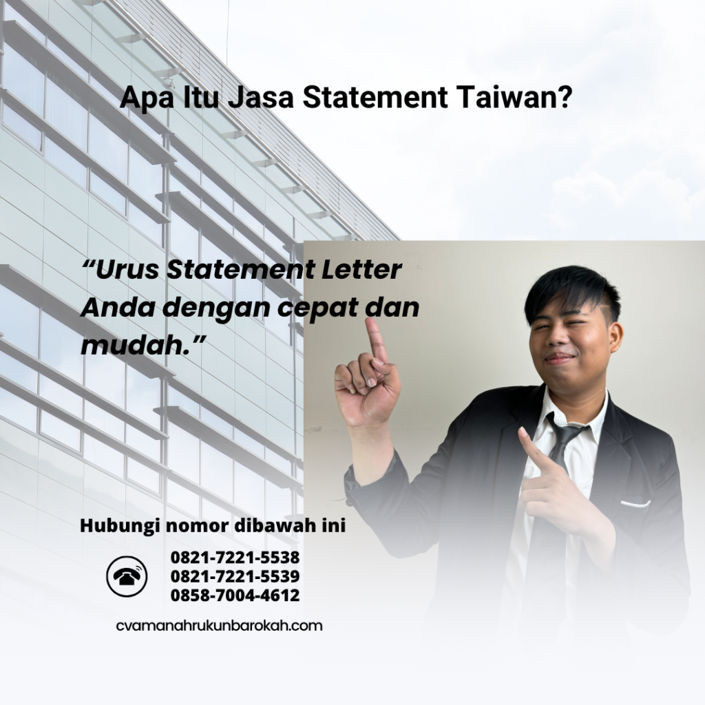 Apa Itu Jasa Statement Taiwan
