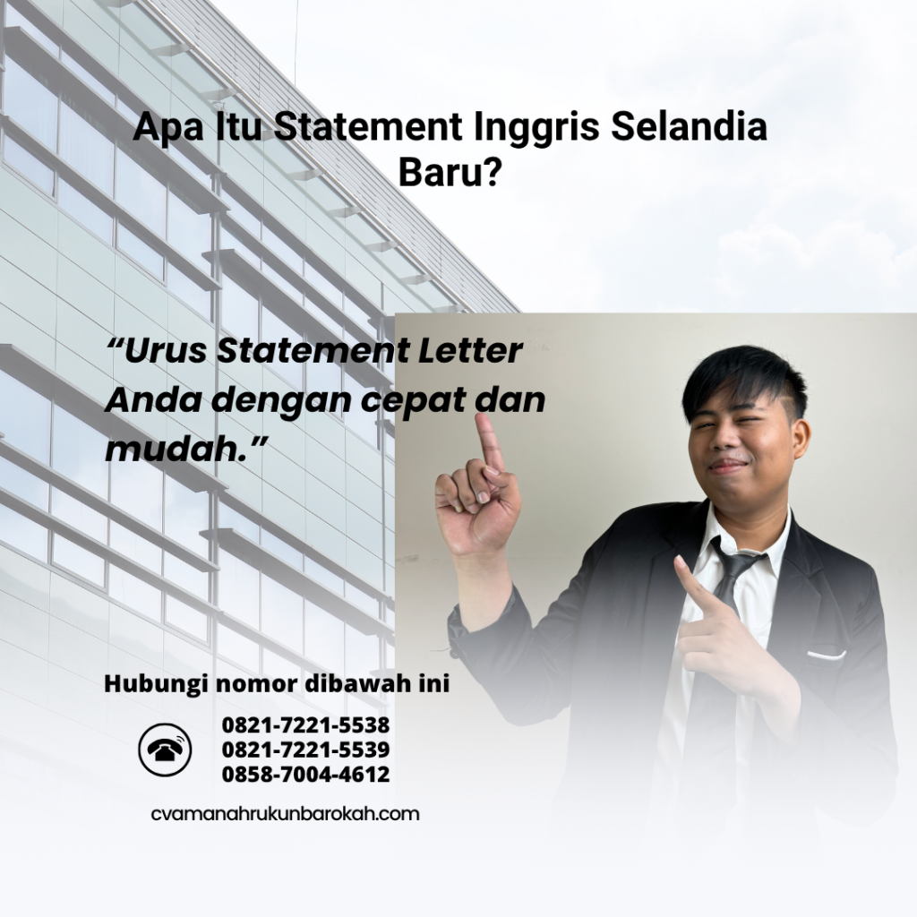Apa Itu Statement Inggris Selandia Baru